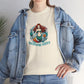 Mermaid Kisses Unisex Heavy Cotton Tee – Fun, Relaxed Vibe for Ocean Lovers