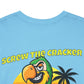 Screw the Cracker I Want a Margarita" T-Shirt Tropical Parrot Cocktail Tee