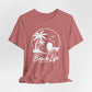 Beach Life T-Shirt – Palm Tree Sunset Graphic Tee