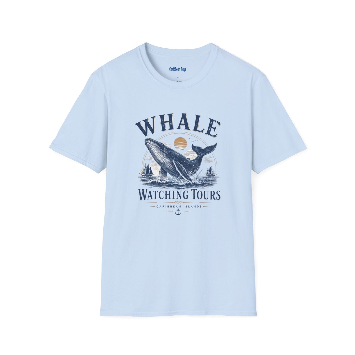 Whale Watching Tours Unisex Softstyle T-Shirt