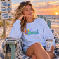 Beach Surf Vibes Crewneck Sweatshirt- Comfort Colors®