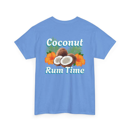 Coconut Rum Time Unisex Heavy Cotton Tee