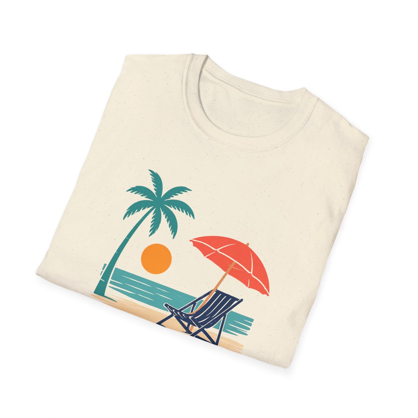Tropical Vibes Beach Scene Tee (Relax & Unwind)