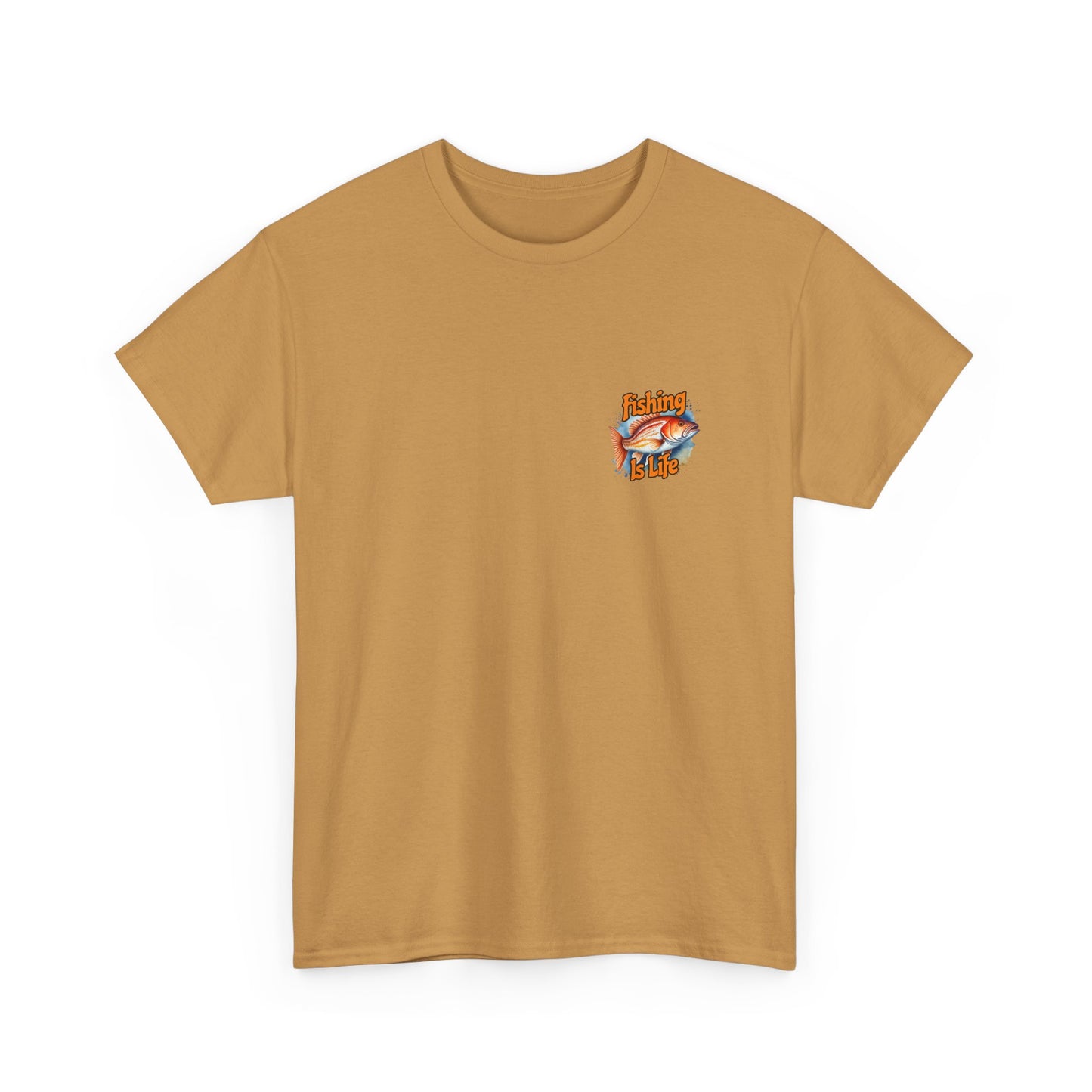 Fishing Is Life Tee — Retro Fish Graphic T-Shirt for Anglers