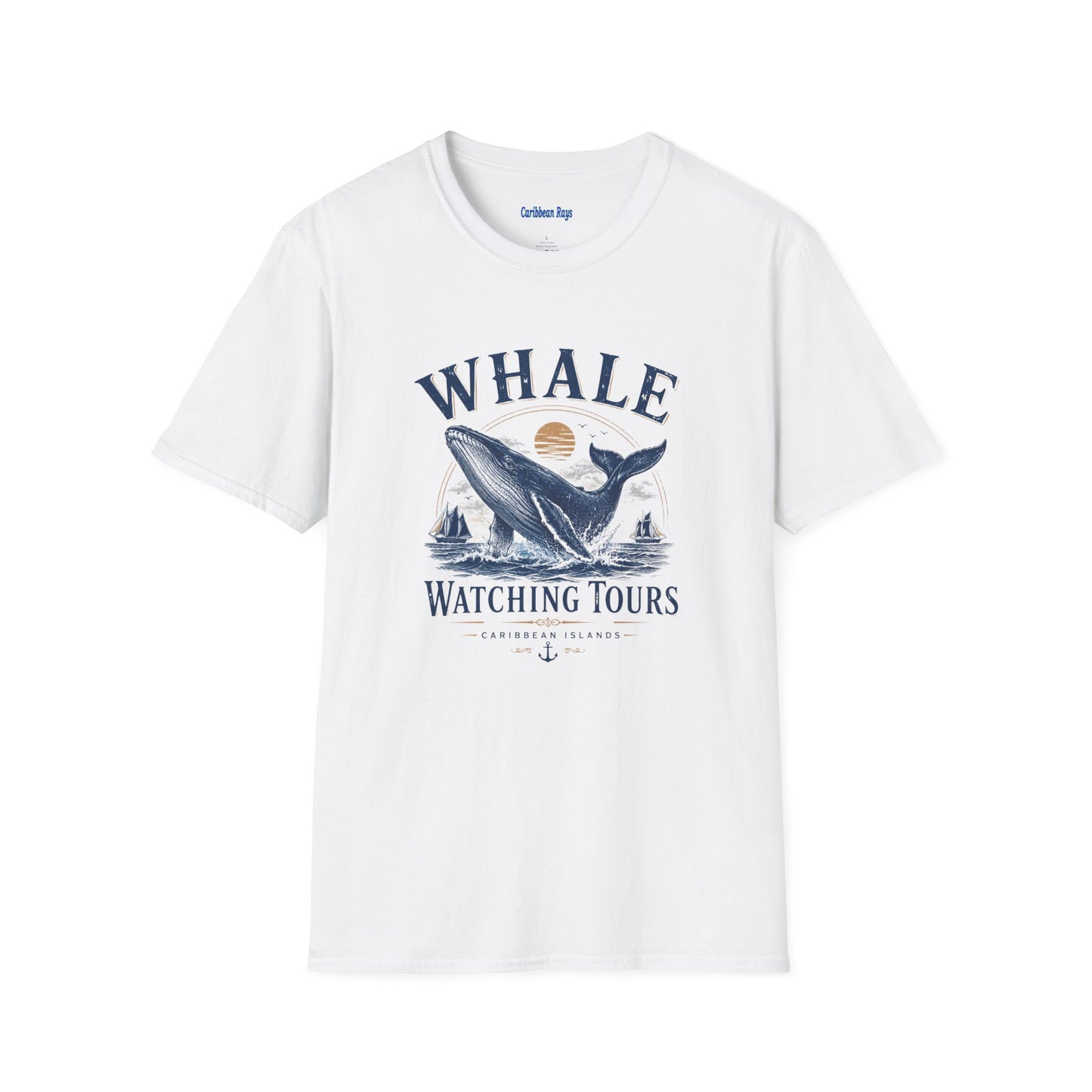 Whale Watching Tours Unisex Softstyle T-Shirt