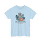 Island State of Mind T-Shirt — Tropical Tiki Tee with Hibiscus & Palm Leaves