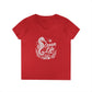 Ocean Life Seahorse V-Neck Tee