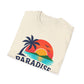 Paradise Found T‑Shirt — Retro Sunset Palm Beach Tee