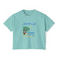 Island Life Boxy Tee — Women's Tropical Palm Beach T‑Shirt