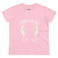 Under The Sea Seahorse Women's Midweight Cotton Tee at Caribbean Rays