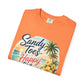 Sandy Toes Happy Life T-Shirt — Tropical Beach Vacation Tee