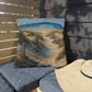 Coastal Dune Outdoor Pillow — Beach Path Scenic Throw Pillow for Patio & Porch