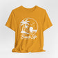 Beach Life T-Shirt – Palm Tree Sunset Graphic Tee