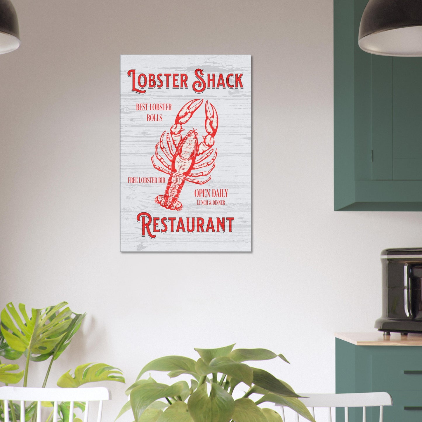 Lobster Shack Restaurant Canvas Wall Print - Caribbean Rays