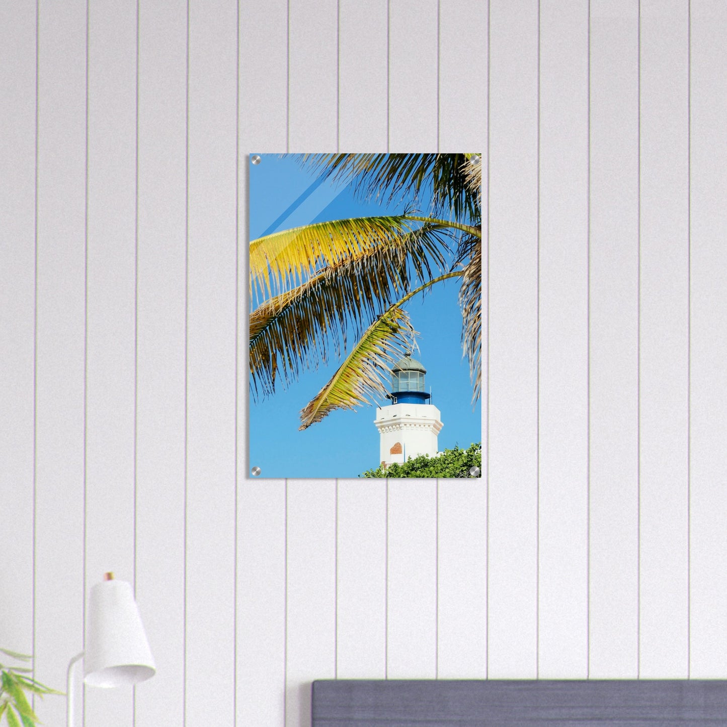 Puerto Rico Arecibo Lighthouse Acrylic Wall Print - Caribbean Rays