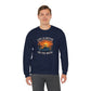 "Life Is Better On The Water" Crewneck Sweatshirt -Boat Sunset Graphic