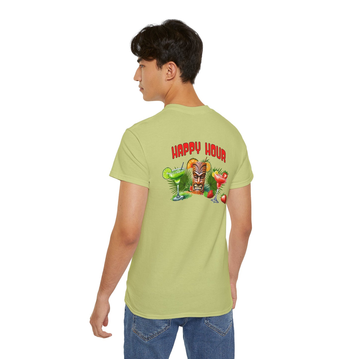 Tiki Beach Collection Happy Hour Unisex Ultra Cotton Tee