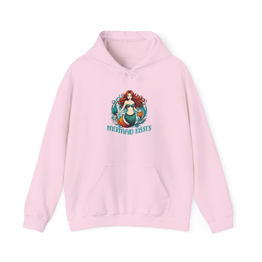 Mermaid Kisses Unisex Hooded Sweatshirt - Cozy Ocean Vibe