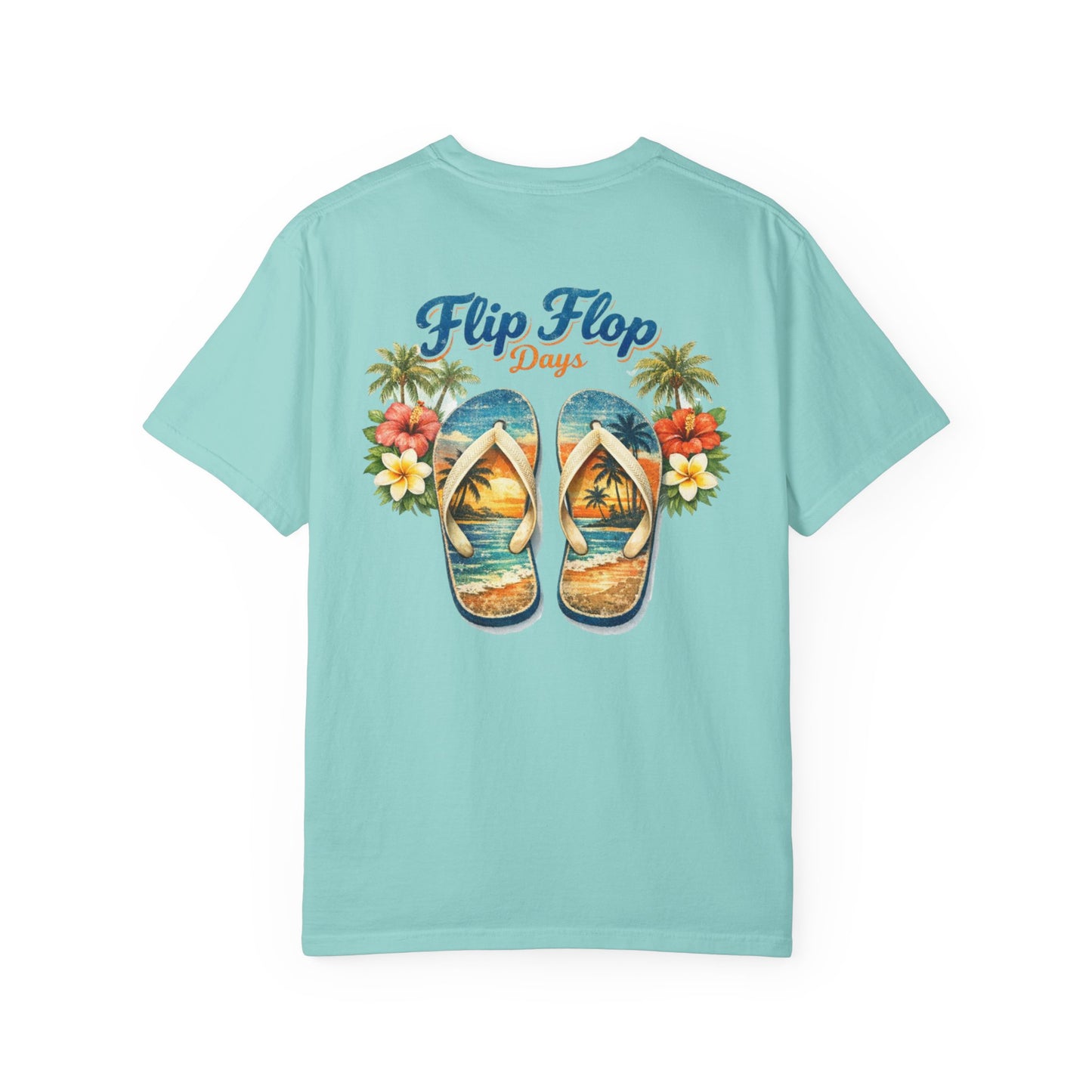 Flip Flop Days T-Shirt — Vintage Tropical Beach Graphic by Caribbean Rays