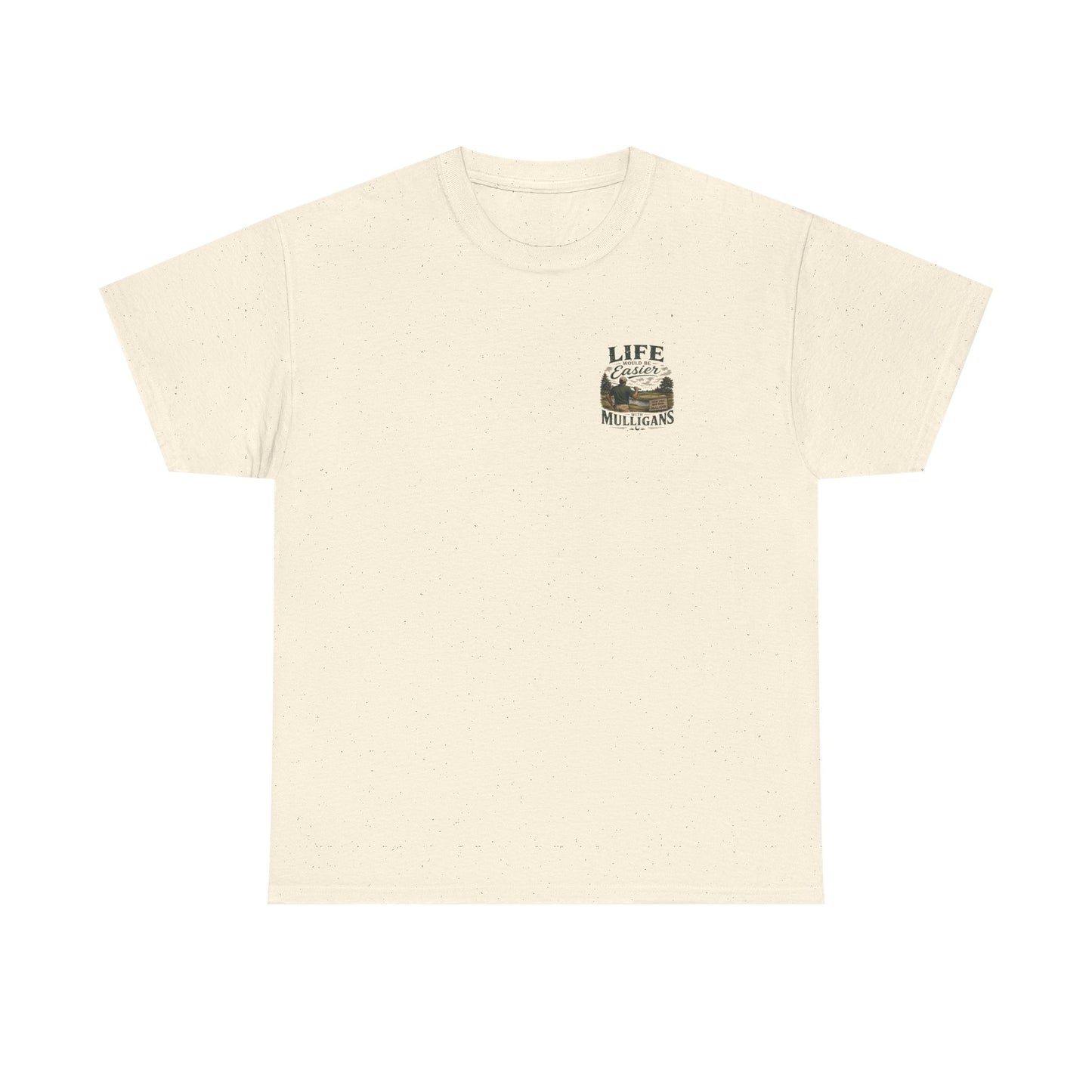 Mulligans Golf T-Shirt — “Life Would Be Easier With Mulligans” Vintage Golf Tee