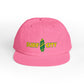 Pink cap with 'Surf City' text and surfboard graphic on a white background