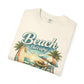 Beach Therapy T-Shirt — Vintage Surf Chair & Palm Graphic