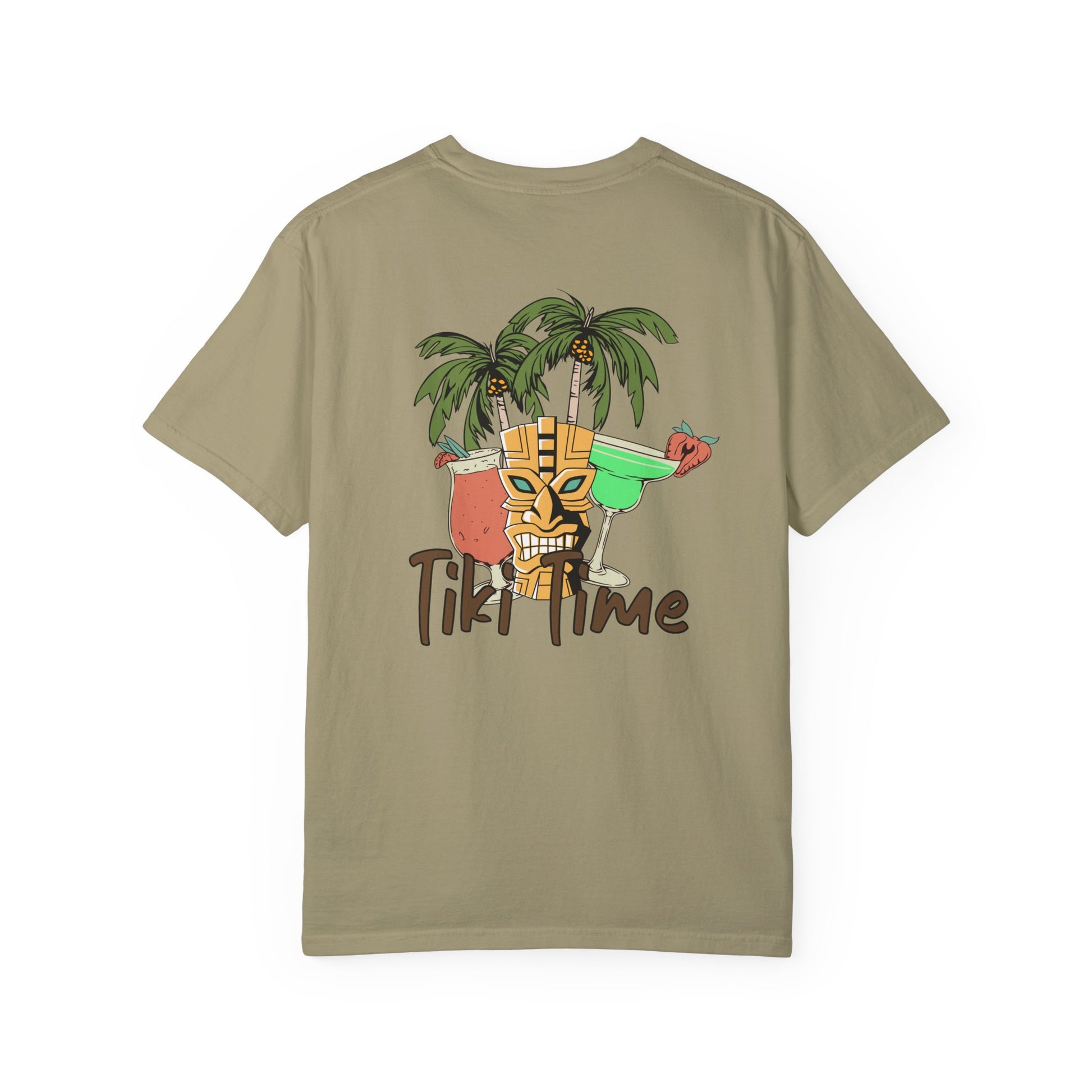 Resort Collection Tiki Time Unisex Garment-Dyed T-shirt on Caribbean Rays