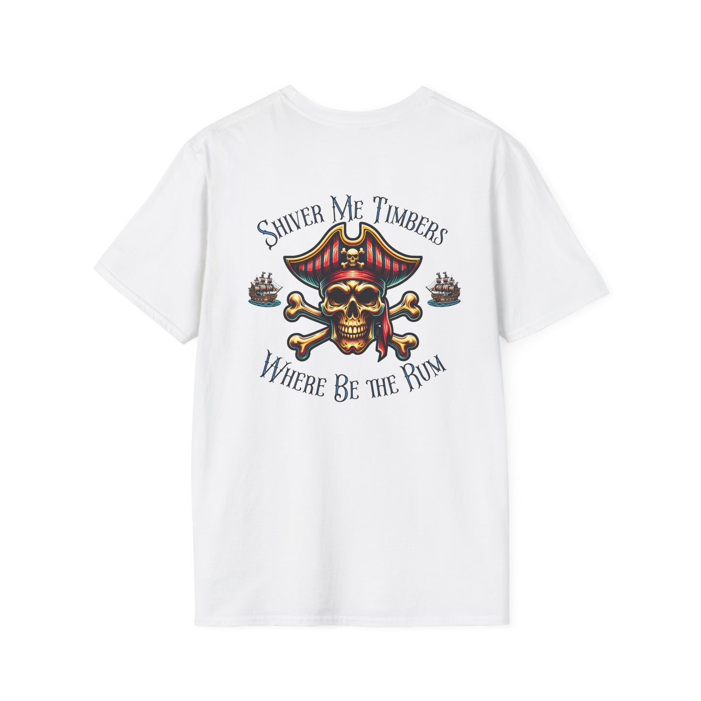 Shiver Me Timbers Unisex Softstyle T-Shirt at Caribbean Rays