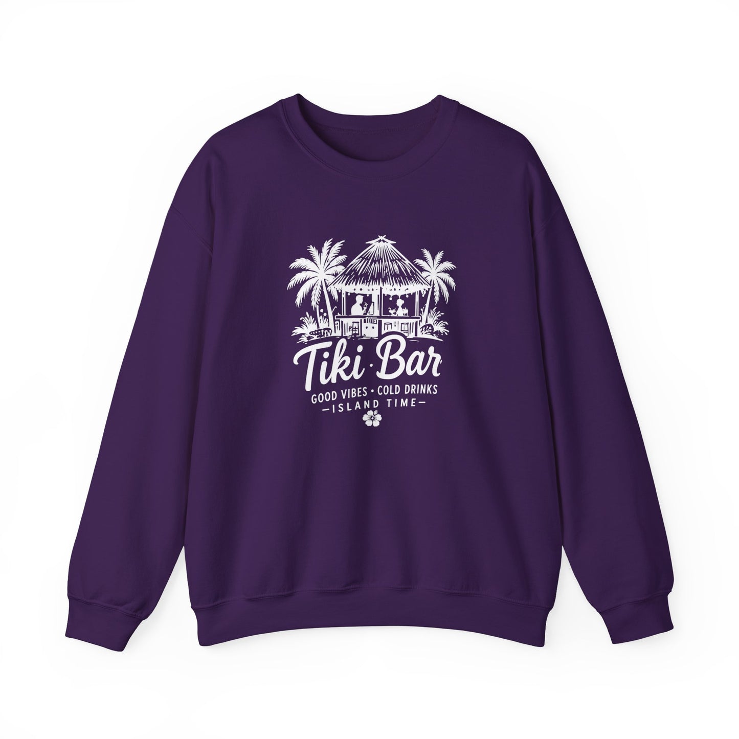 Tiki Bar Crewneck Sweatshirt – Island Vibes Graphic Pullover
