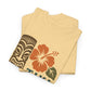 Tiki Vibes Floral Hibiscus Tee