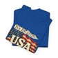 USA 250 Years Vintage Flag T-Shirt — "We the People" Patriotic Tee