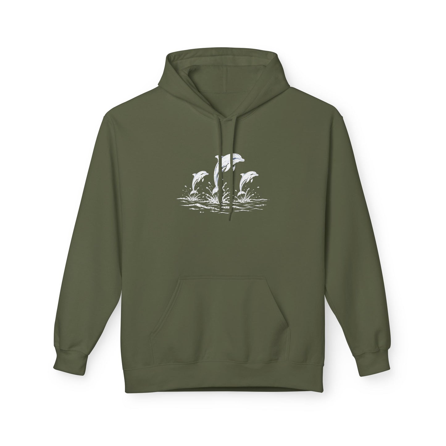 Dolphin Trio Hoodie Graphic Pullover