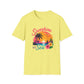 Sunshine and Sea T-Shirt — Tropical Palm Beach Sunset Tee