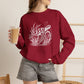 Sea Turtle Crewneck Sweatshirt — Hand-Drawn Marine Life Graphic