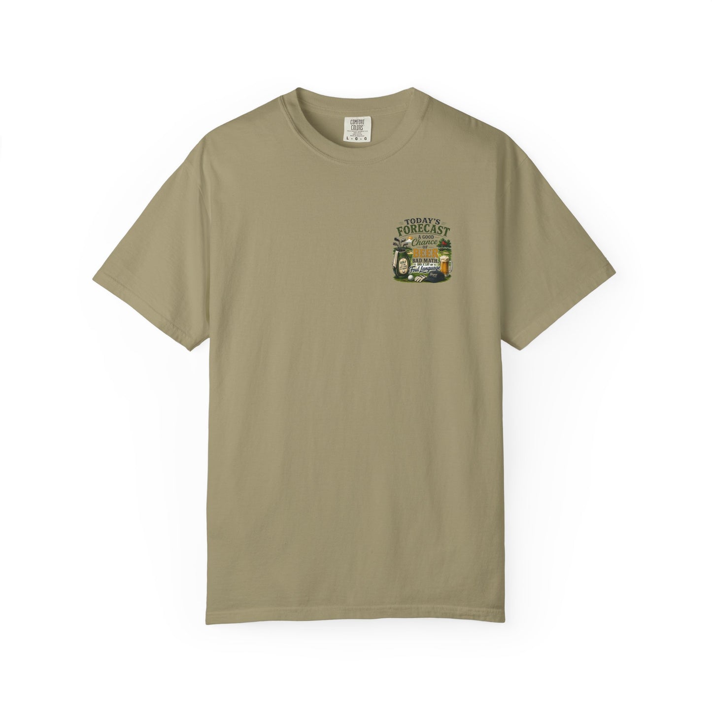 Beer Forecast T-Shirt — “Today’s Forecast: A Good Chance of Beer” Casual Tee