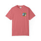 T-Shirt — "Living in Paradise and Loving It" Tropical Parrot Beach Tee