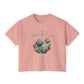 Under the Sea Boxy Tee — Women's Marine Life Graphic T‑Shirt at Caribbean Rays