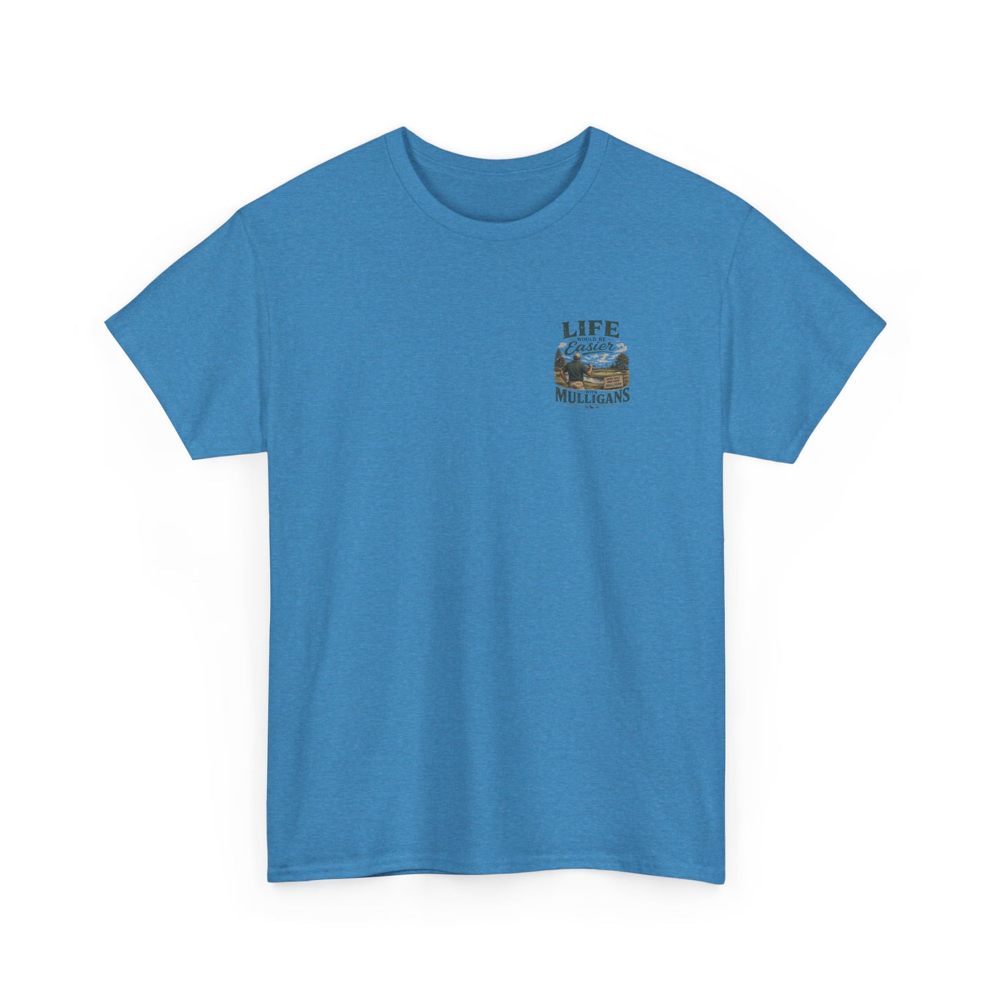 Mulligans Golf T-Shirt — “Life Would Be Easier With Mulligans” Vintage Golf Tee