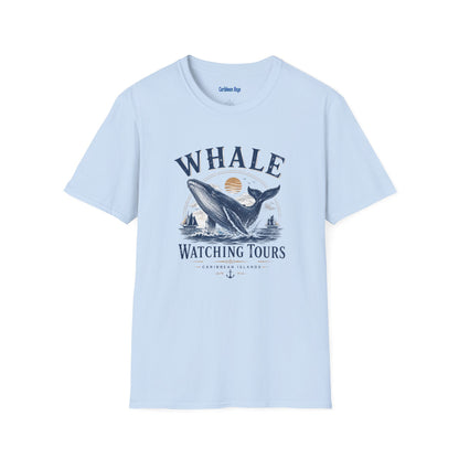 Whale Watching Tours Unisex Softstyle T-Shirt