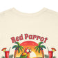 Red Parrot Sandy Beach Bar Unisex Casual Wear T-shirt