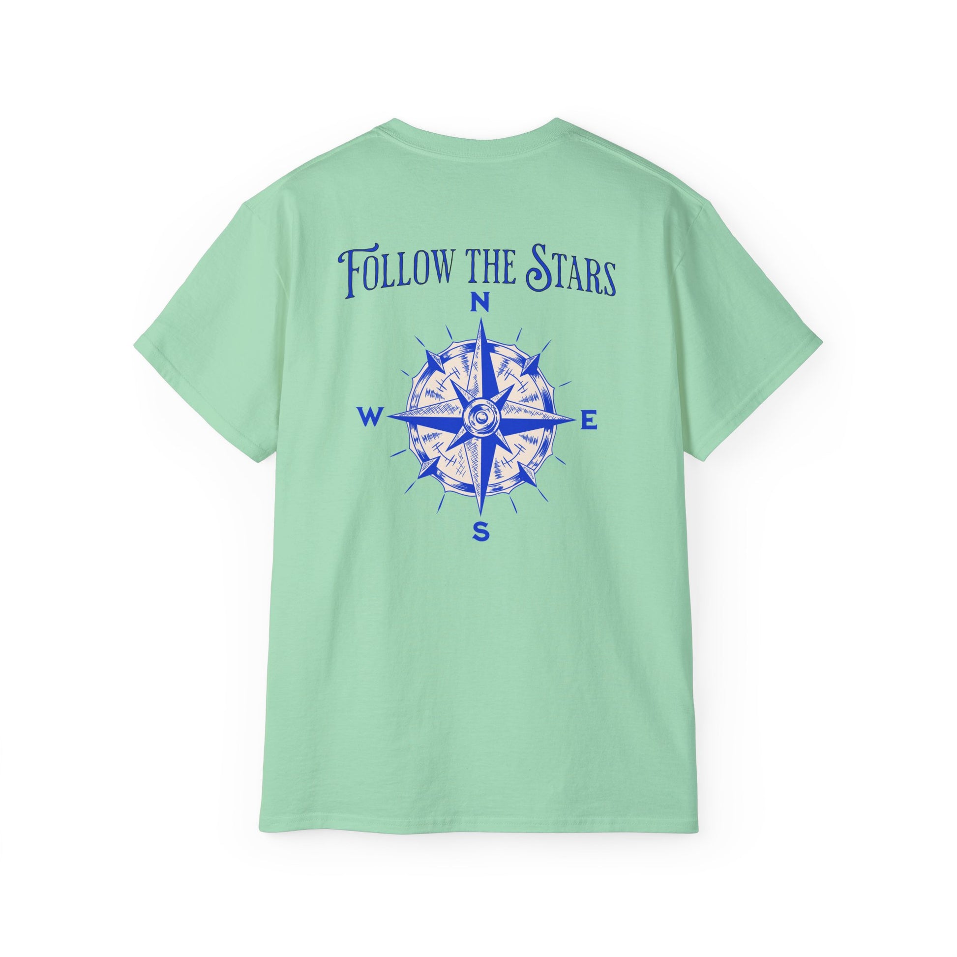 Tiki Beach Collection Follow The Stars Unisex Ultra Cotton Tee  Caribbean Rays