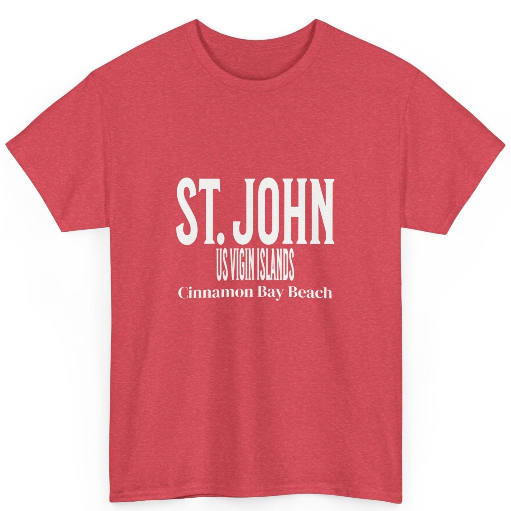 Island Collection St. John Unisex Heavy Cotton Tee by Caribbean Rays