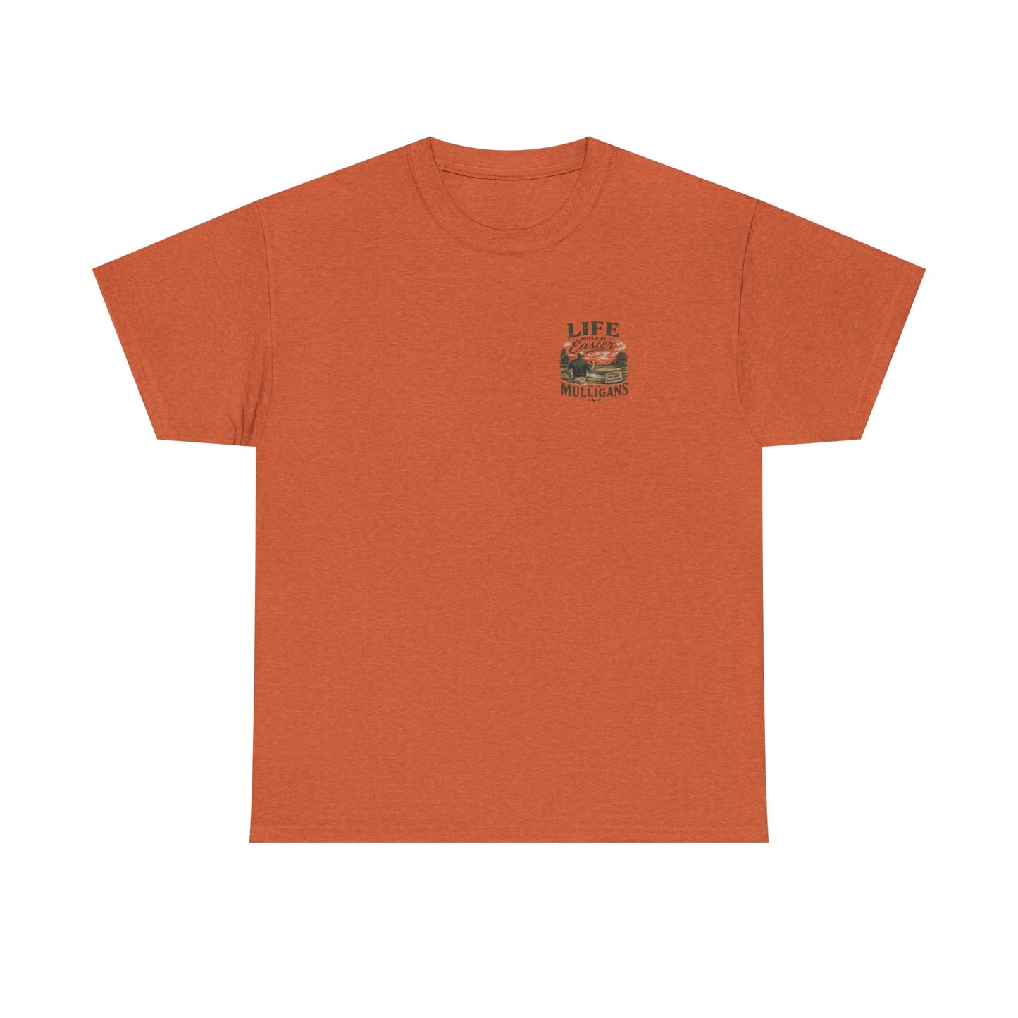 Mulligans Golf T-Shirt — “Life Would Be Easier With Mulligans” Vintage Golf Tee