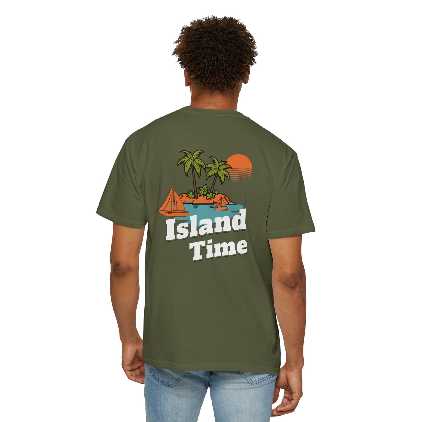 Resort Collection Island Time Unisex Garment-Dyed T-shirt