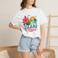Island Therapy T‑Shirt — Tropical Sunset Coconut Drink Beach Tee