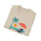 Tropical Vibes Beach Scene Tee (Relax & Unwind)