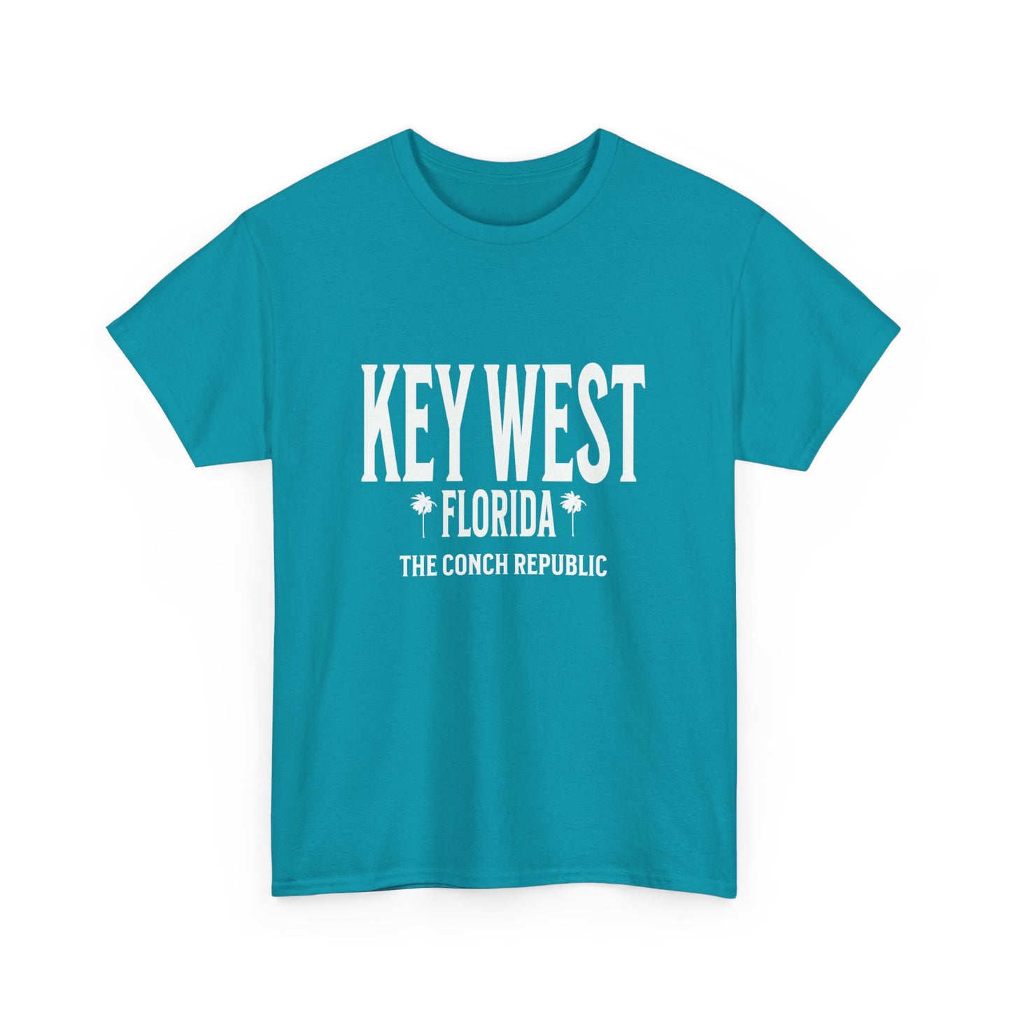 Island Collection Key West Florida Unisex Heavy Cotton Tee at Caribbean Rays