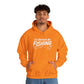 Fishing Hoodie – "I'd Rather Be Fishing" Graphic Pullover for Anglers