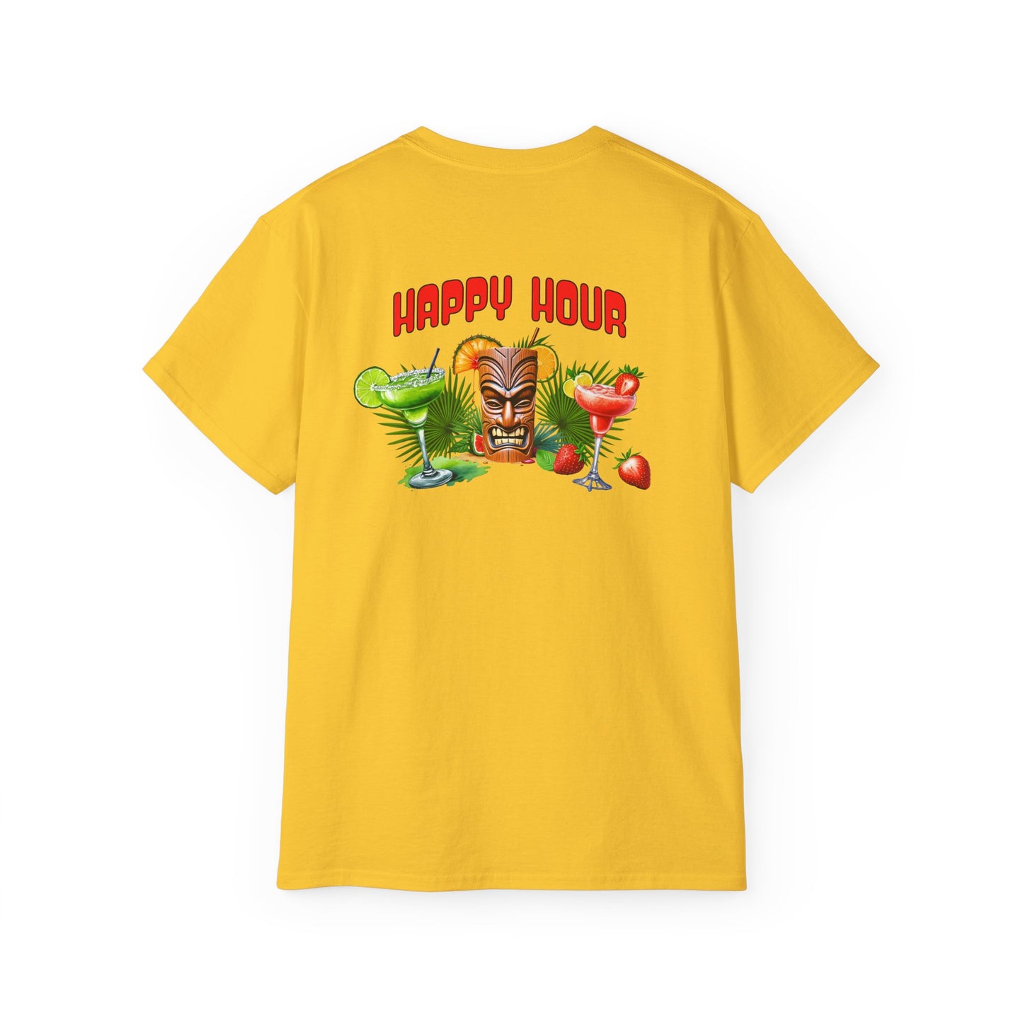 Tiki Beach Collection Happy Hour Unisex Ultra Cotton Tee at Caribbean Rays