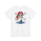 Pirate Skull & Shark Fin T-Shirt — Nautical Skull Crossbones Tee